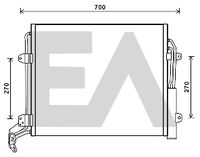 EACLIMA 30C77041 - Condensador, aire acondicionado