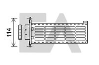 EACLIMA 45C10016 - Diámetro de entrada 1 [mm]: 16,2<br>Diámetro de salida 1 [mm]: 16,2<br>Calidad: Premium<br>Restricción de fabricante: VALEO<br>Material: Aluminio<br>Artículo complementario/Información complementaria: sin juntas<br>Tipo radiador: Aletas refrigeración soldadas<br>Longitud de red [mm]: 173<br>Ancho de red [mm]: 224<br>Profundidad de red [mm]: 26<br>