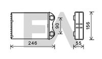 EACLIMA 45C07013 - Radiador de calefacción