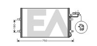 EACLIMA 30C78013 - Condensador, aire acondicionado