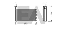 EACLIMA 45C22012 - Radiador de calefacción