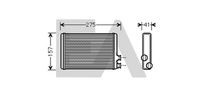 EACLIMA 45C10022 - Radiador de calefacción