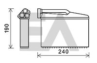 EACLIMA 45C07021 - Radiador de calefacción