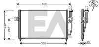 EACLIMA 30C78008 - Condensador, aire acondicionado