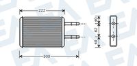 EACLIMA 45C22033 - Radiador de calefacción