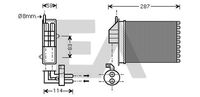 EACLIMA 45C25021 - Radiador de calefacción