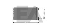 EACLIMA 45C16001 - Radiador de calefacción