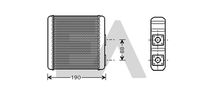 EACLIMA 45C18002 - Diámetro de entrada 1 [mm]: 16,3<br>Diámetro de salida 1 [mm]: 16,3<br>Calidad: Premium<br>Material: Aluminio<br>Material: Plástico<br>Tipo radiador: Aletas refrigeración soldadas<br>Longitud de red [mm]: 150<br>Ancho de red [mm]: 188<br>Profundidad de red [mm]: 26<br>