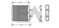 EACLIMA 45C30006 - Radiador de calefacción