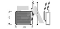 EACLIMA 45C22021 - Radiador de calefacción