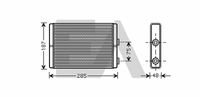 EACLIMA 45C25009 - Radiador de calefacción