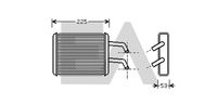 EACLIMA 45C36017 - Radiador de calefacción