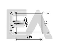 EACLIMA 45C28039 - Diámetro de entrada 1 [mm]: 17<br>Diámetro de salida 1 [mm]: 17<br>Calidad: Premium<br>Restricción de fabricante: DOOWON<br>Material: Aluminio<br>Tipo radiador: Aletas refrigeración soldadas<br>Longitud de red [mm]: 150<br>Ancho de red [mm]: 220<br>Profundidad de red [mm]: 20<br>