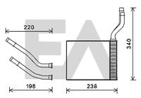 EACLIMA 45C22024 - Radiador de calefacción