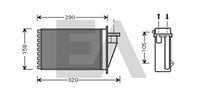 EACLIMA 45C25008 - Radiador de calefacción