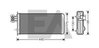 EACLIMA 45C30008 - Radiador de calefacción