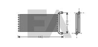 EACLIMA 45C50021 - Radiador de calefacción