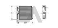 EACLIMA 45C54020 - Radiador de calefacción