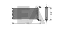 EACLIMA 45C50023 - Radiador de calefacción