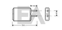 EACLIMA 45C52003 - Radiador de calefacción