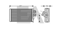 EACLIMA 45C55019 - Radiador de calefacción