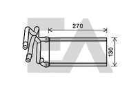EACLIMA 45C71010 - Radiador de calefacción