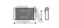 EACLIMA 45C54033 - Radiador de calefacción