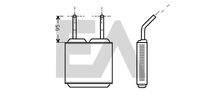 EACLIMA 45C54012 - Diámetro de entrada 1 [mm]: 16<br>Diámetro de salida 1 [mm]: 16<br>Calidad: Premium<br>Restricción de fabricante: DELPHI<br>Material: Cobre<br>Material: Latón<br>Tipo radiador: Aletas refrigeración soldadas<br>Longitud de red [mm]: 172<br>Ancho de red [mm]: 178<br>Profundidad de red [mm]: 32<br>