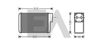 EACLIMA 45C61002 - Radiador de calefacción