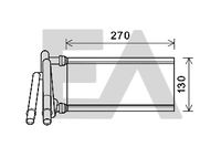 EACLIMA 45C71011 - Radiador de calefacción