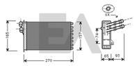 EACLIMA 45C77008 - Radiador de calefacción