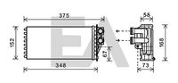 EACLIMA 45C55024 - Radiador de calefacción