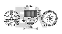 EACLIMA 42A03003 - Motor eléctrico, ventilador habitáculo