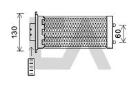 EACLIMA 45C54031 - Radiador de calefacción