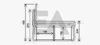 EACLIMA 45C63003 - Radiador de calefacción