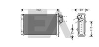 EACLIMA 45C55005 - Radiador de calefacción