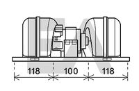 EACLIMA 42A16001 - Motor eléctrico, ventilador habitáculo