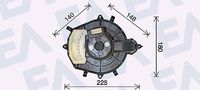 EACLIMA 42A10028 - Restricción de fabricante: DENSO<br>Sentido de giro: Sentido de giro a la izquierda (antihorario)<br>Versión: Sin regulador<br>Diámetro 1 [mm]: 150<br>