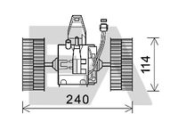 EACLIMA 42A07012 - Motor eléctrico, ventilador habitáculo