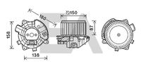 EACLIMA 42A25019 - Motor eléctrico, ventilador habitáculo