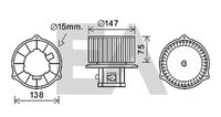 EACLIMA 42A28004 - Motor eléctrico, ventilador habitáculo