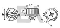 EACLIMA 42A28019 - Motor eléctrico, ventilador habitáculo