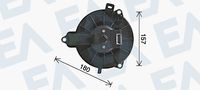 EACLIMA 42A30001 - Motor eléctrico, ventilador habitáculo