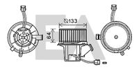 EACLIMA 42A50028 - Motor eléctrico, ventilador habitáculo