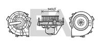 EACLIMA 42A54003 - Material: Plástico<br>Restricción de fabricante: VALEO<br>Versión: Sin regulador<br>