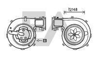 EACLIMA 42A62002 - Motor eléctrico, ventilador habitáculo