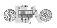 EACLIMA 42A50013 - Motor eléctrico, ventilador habitáculo