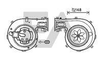 EACLIMA 42A54013 - Motor eléctrico, ventilador habitáculo