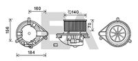 EACLIMA 42A60004 - Motor eléctrico, ventilador habitáculo