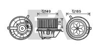 EACLIMA 42A77001 - Motor eléctrico, ventilador habitáculo